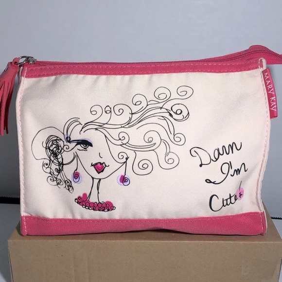 Mary Kay make up travel bag carry cosmetics purse Darn I’m cute